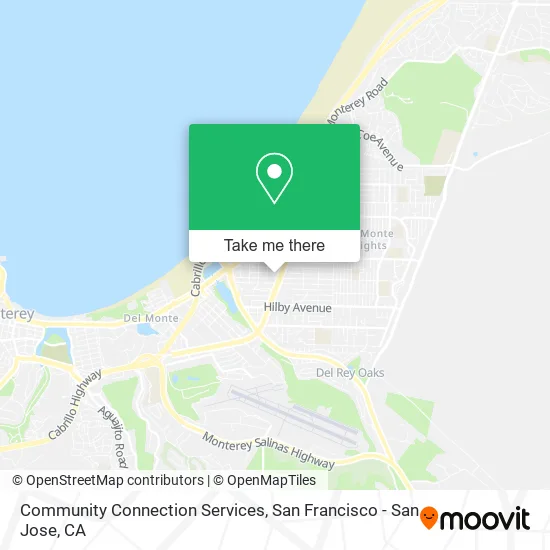 Community Connection Services map