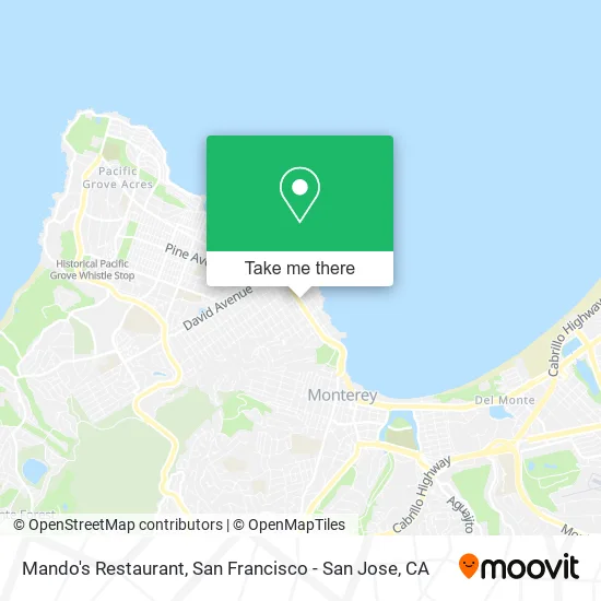 Mando's Restaurant map