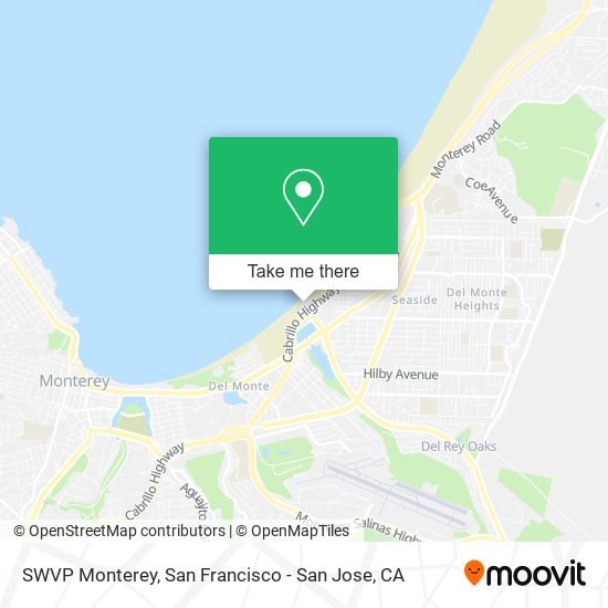 Mapa de SWVP Monterey