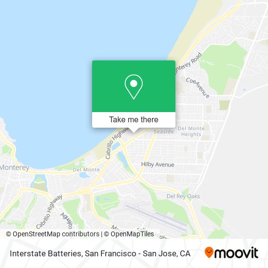 Interstate Batteries map