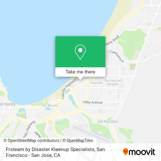 Frsteam by Disaster Kleenup Specialists map
