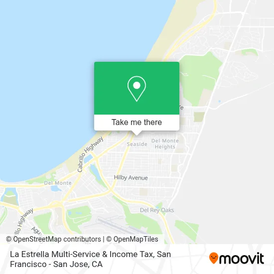 La Estrella Multi-Service & Income Tax map