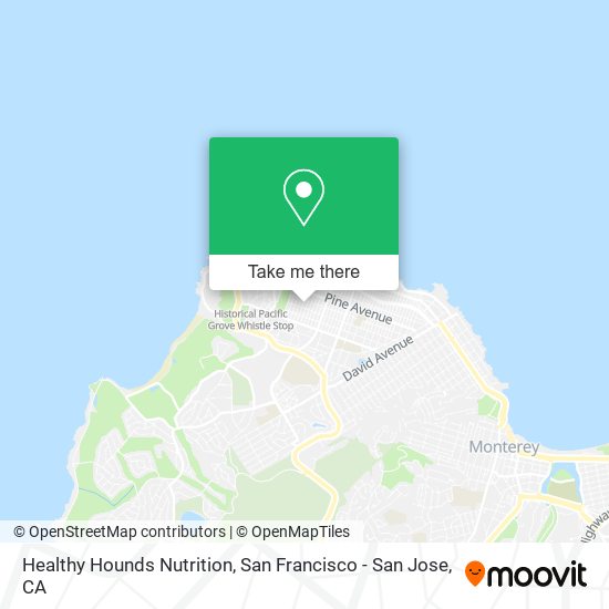 Mapa de Healthy Hounds Nutrition