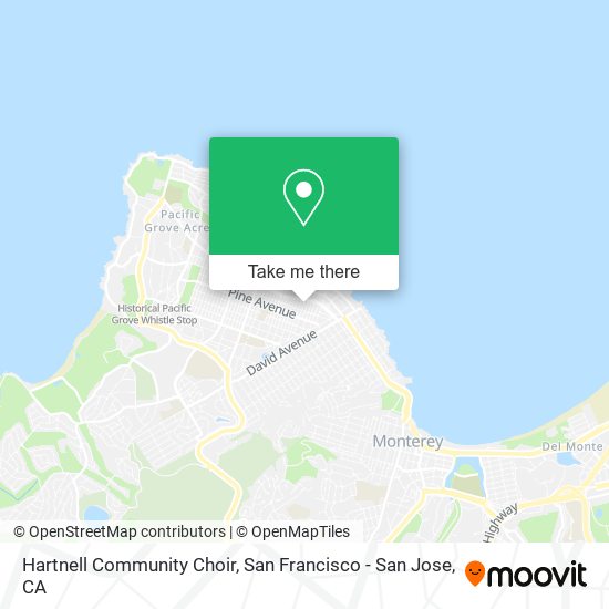 Hartnell Community Choir map