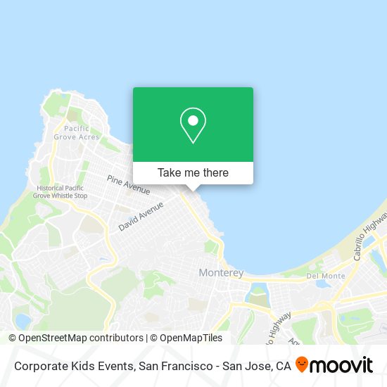 Corporate Kids Events map