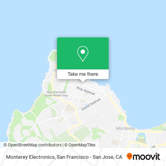 Monterey Electronics map