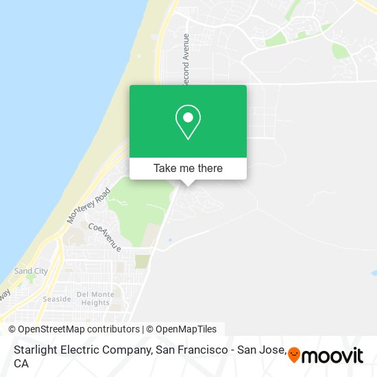 Starlight Electric Company map