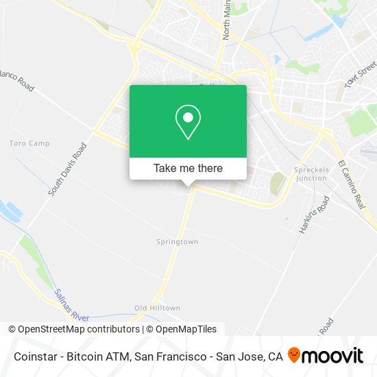 Coinstar - Bitcoin ATM map