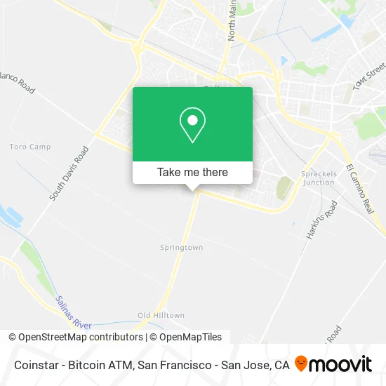 Coinstar - Bitcoin ATM map