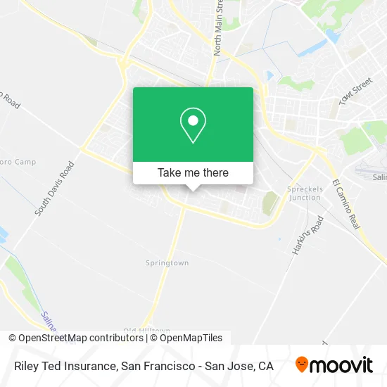 Riley Ted Insurance map