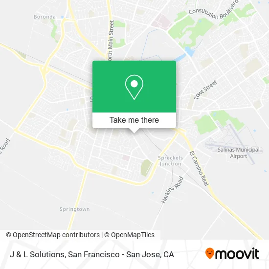 J & L Solutions map