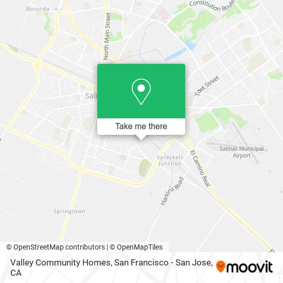 Valley Community Homes map