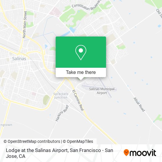 Lodge at the Salinas Airport map