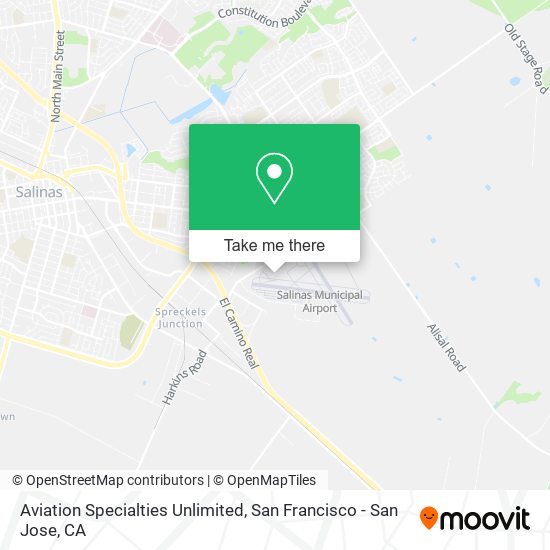 Aviation Specialties Unlimited map