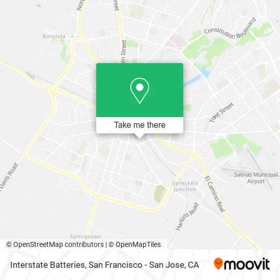 Mapa de Interstate Batteries