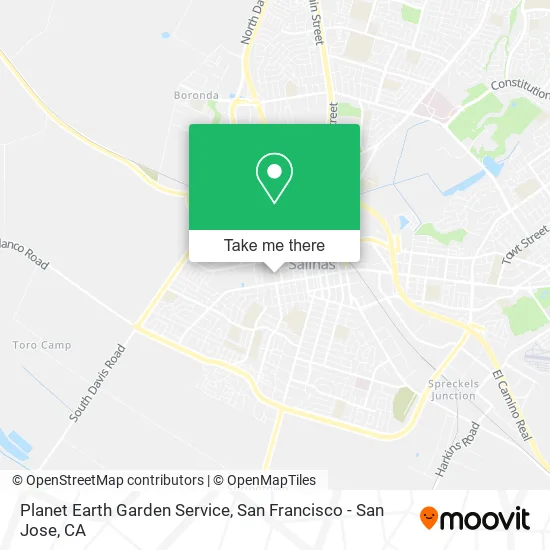 Mapa de Planet Earth Garden Service