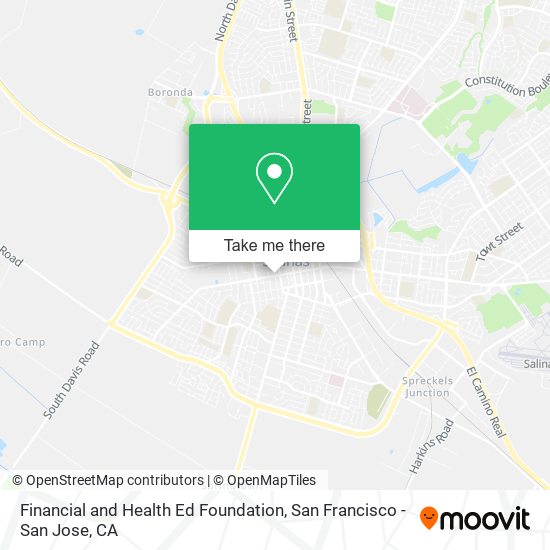 Financial and Health Ed Foundation map