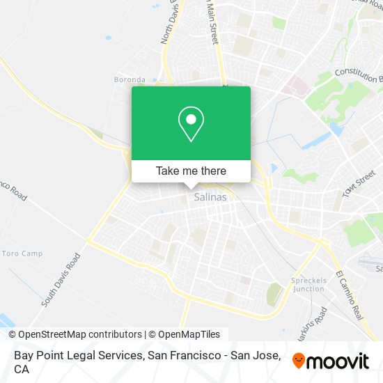 Bay Point Legal Services map