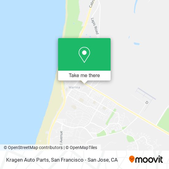 Kragen Auto Parts map