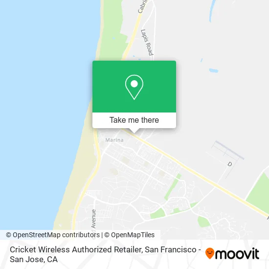 Cricket Wireless Authorized Retailer map