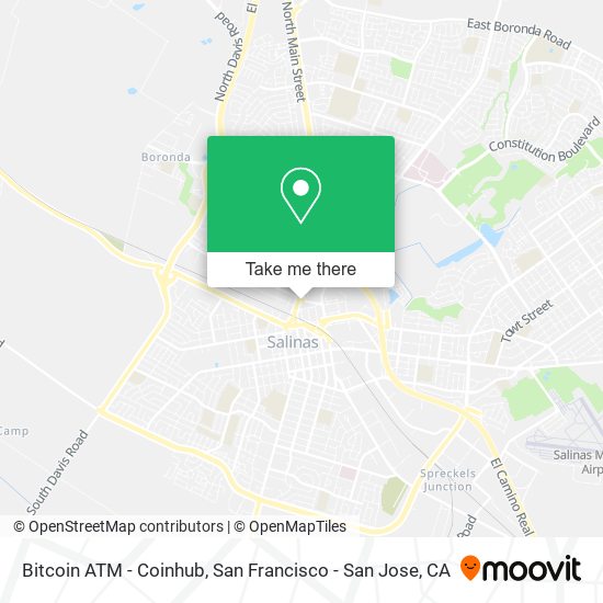 Bitcoin ATM - Coinhub map