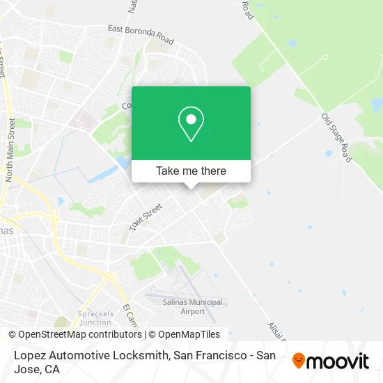 Lopez Automotive Locksmith map