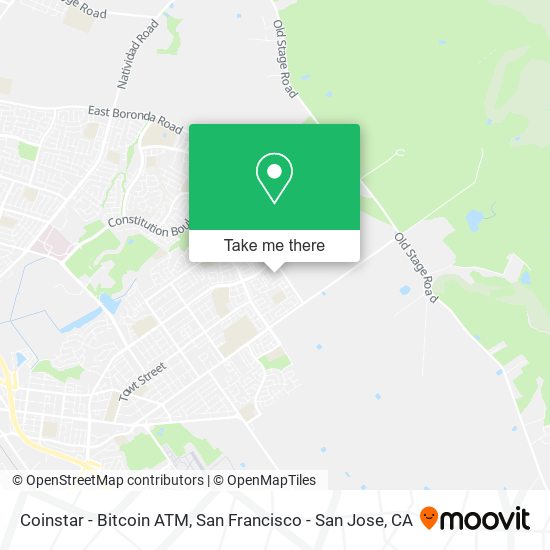 Mapa de Coinstar - Bitcoin ATM