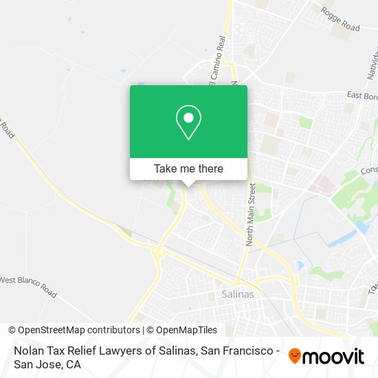 Mapa de Nolan Tax Relief Lawyers of Salinas