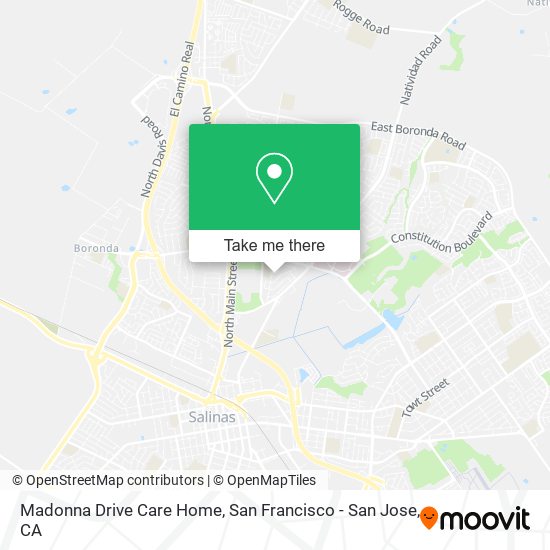 Mapa de Madonna Drive Care Home