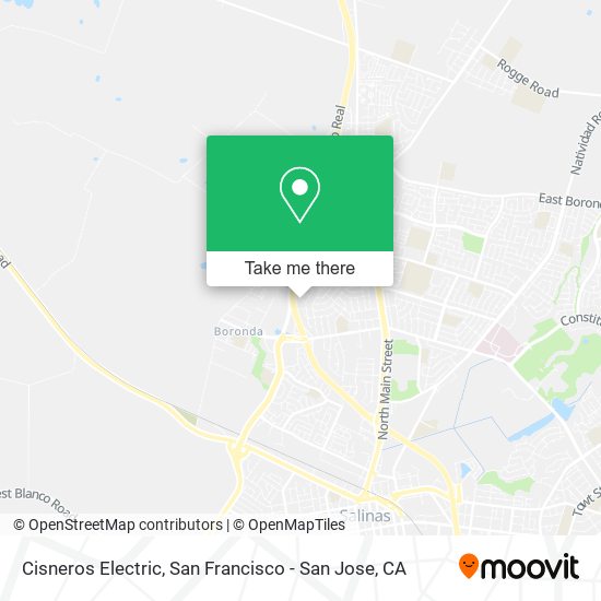 Cisneros Electric map