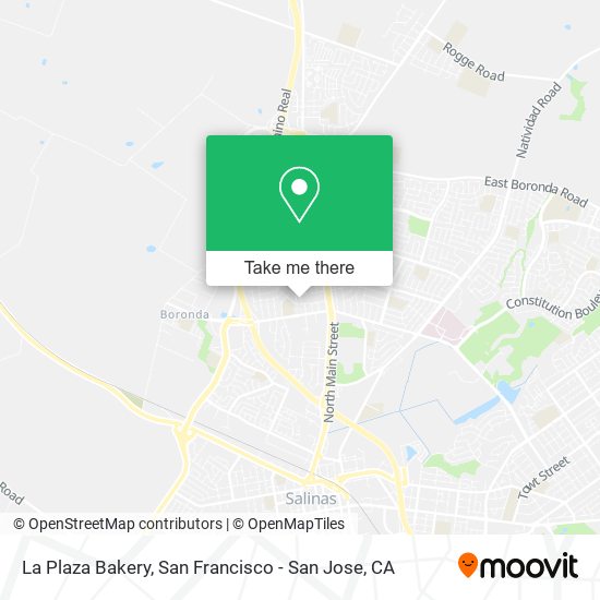 Mapa de La Plaza Bakery