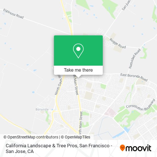 Mapa de California Landscape & Tree Pros