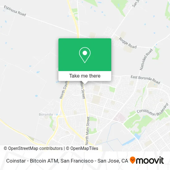 Coinstar - Bitcoin ATM map