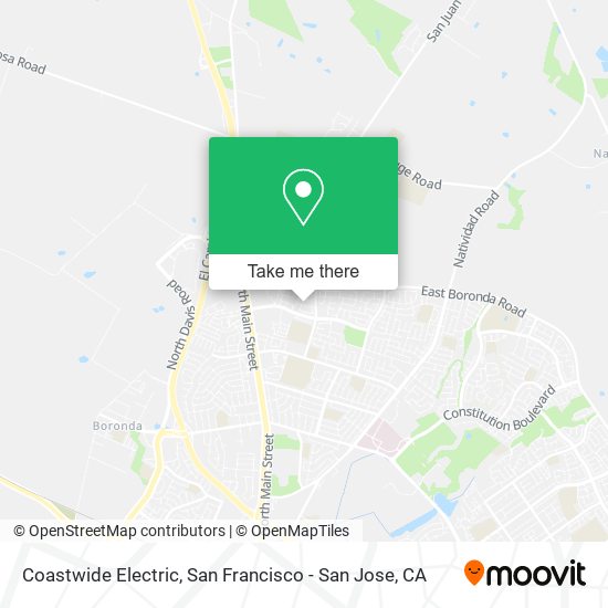 Mapa de Coastwide Electric