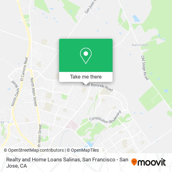 Realty and Home Loans Salinas map