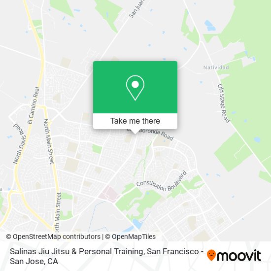Salinas Jiu Jitsu & Personal Training map