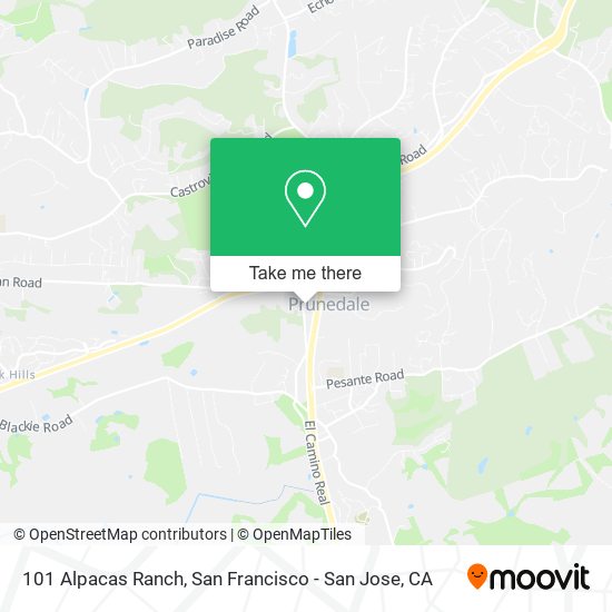 Mapa de 101 Alpacas Ranch