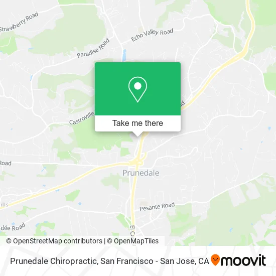 Prunedale Chiropractic map