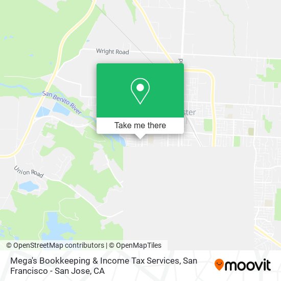 Mapa de Mega's Bookkeeping & Income Tax Services