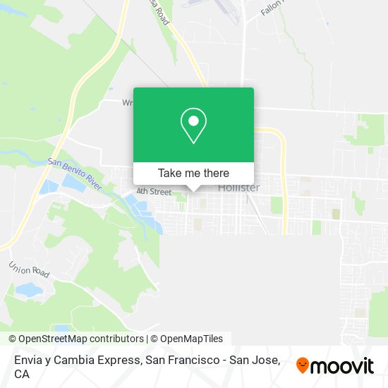Envia y Cambia Express map