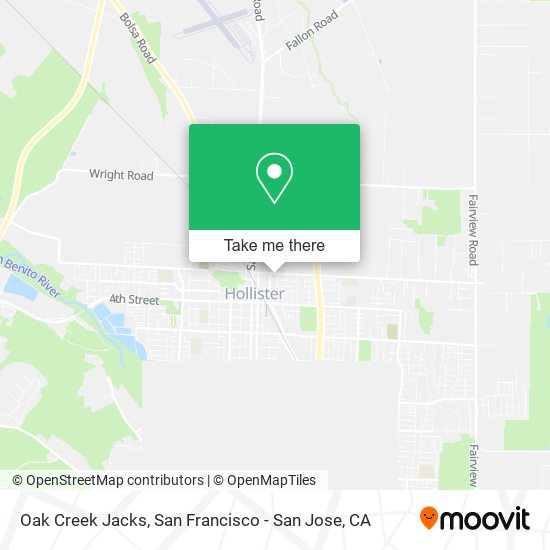 Mapa de Oak Creek Jacks