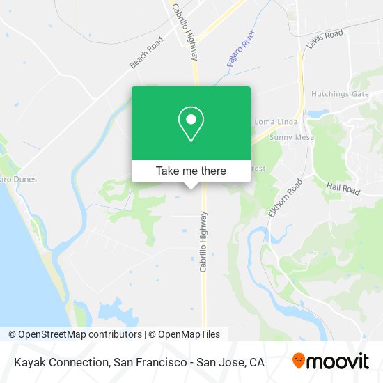 Kayak Connection map