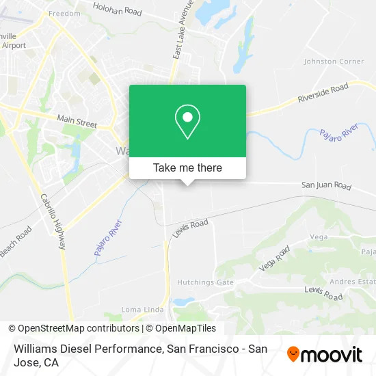 Williams Diesel Performance map