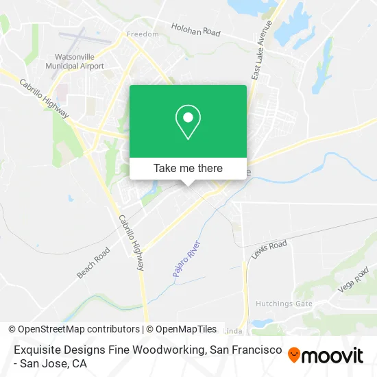 Exquisite Designs Fine Woodworking map