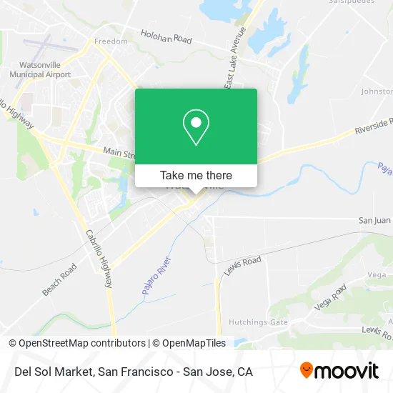 Del Sol Market map