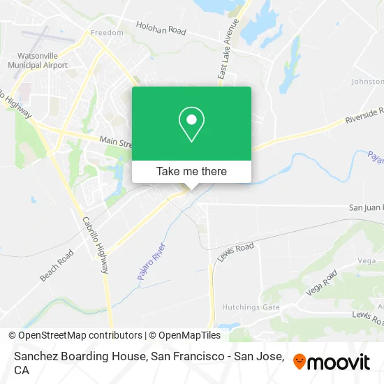 Sanchez Boarding House map