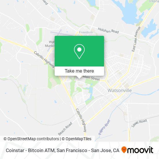 Coinstar - Bitcoin ATM map