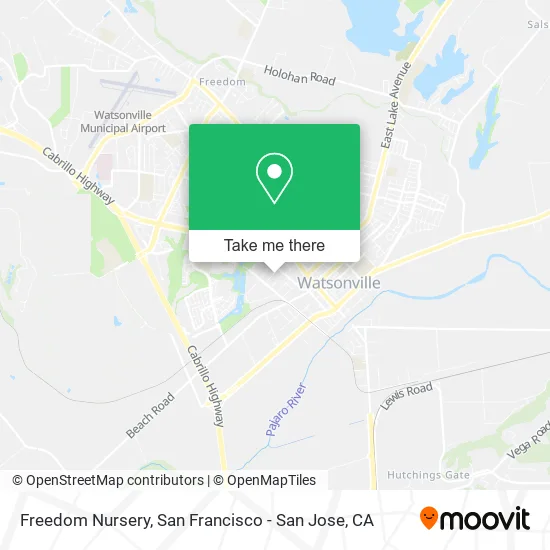 Freedom Nursery map