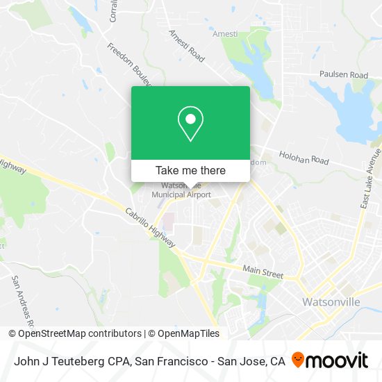 John J Teuteberg CPA map