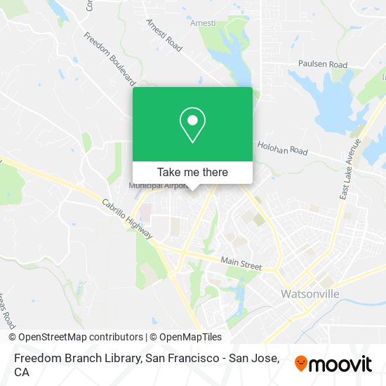 Freedom Branch Library map